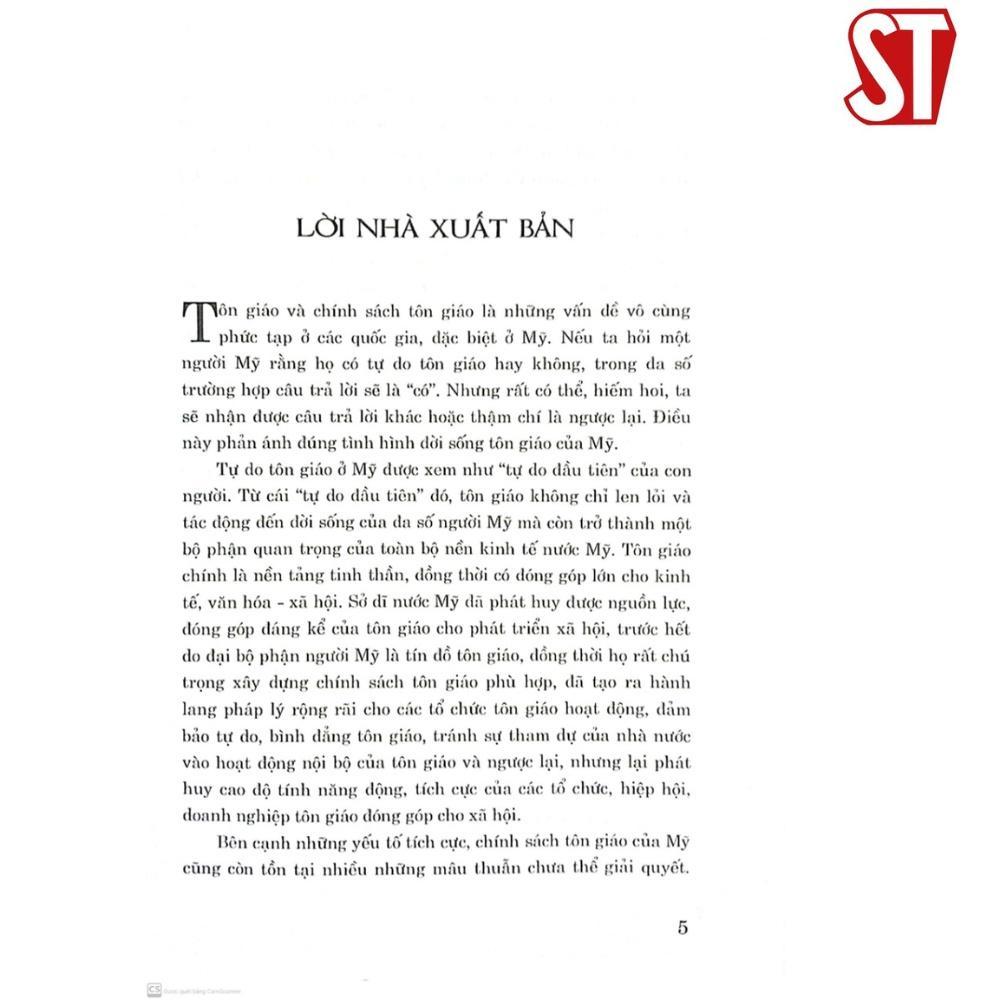 Sách - Chính Sách Tôn Giáo Của Mỹ Và Góc Nhìn Tham Chiếu Với Việt Nam - NXB Chính Trị Quốc Gia