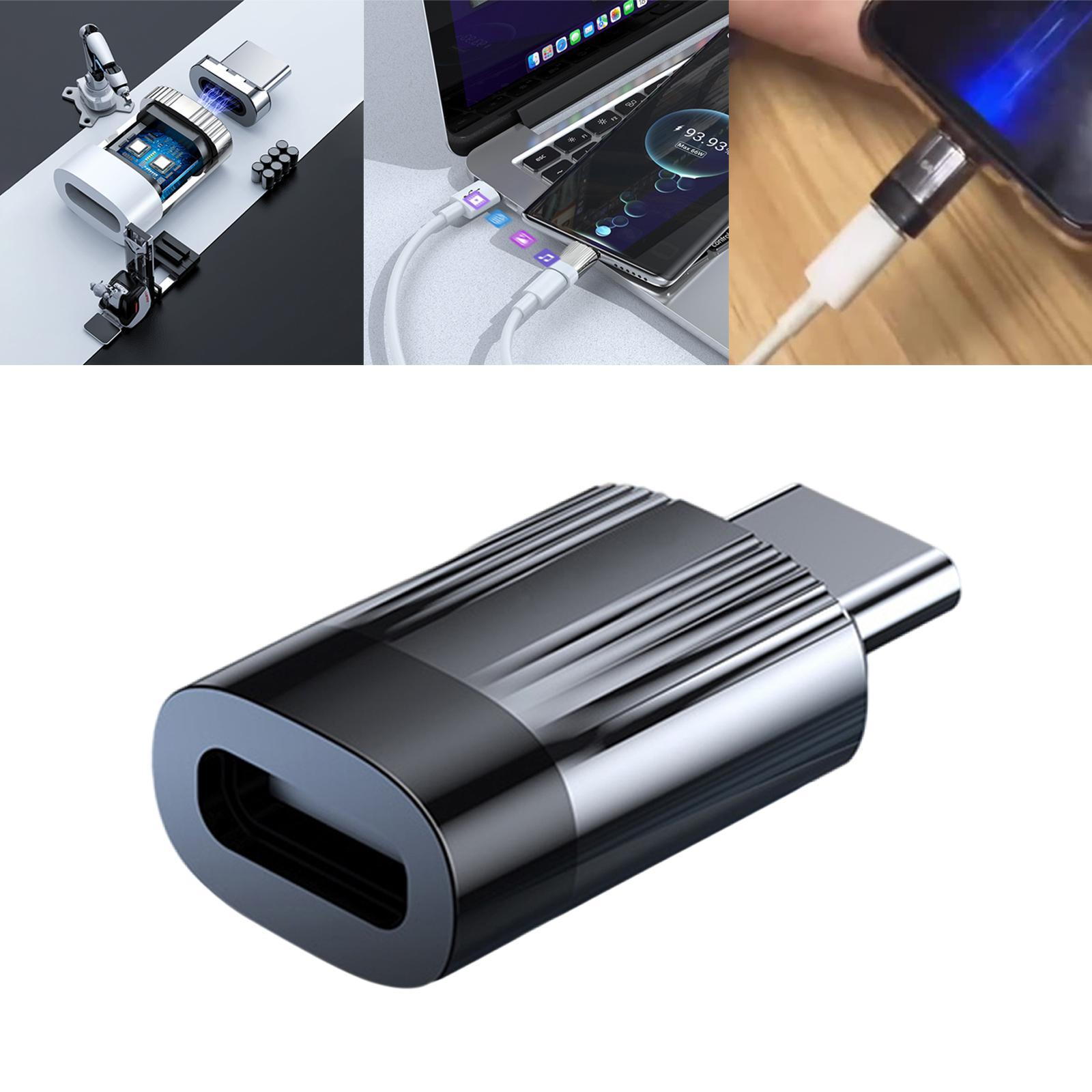 Magnetic Type-C Adapter Data Transfer Usb-C for Smartphones Tablets Laptops