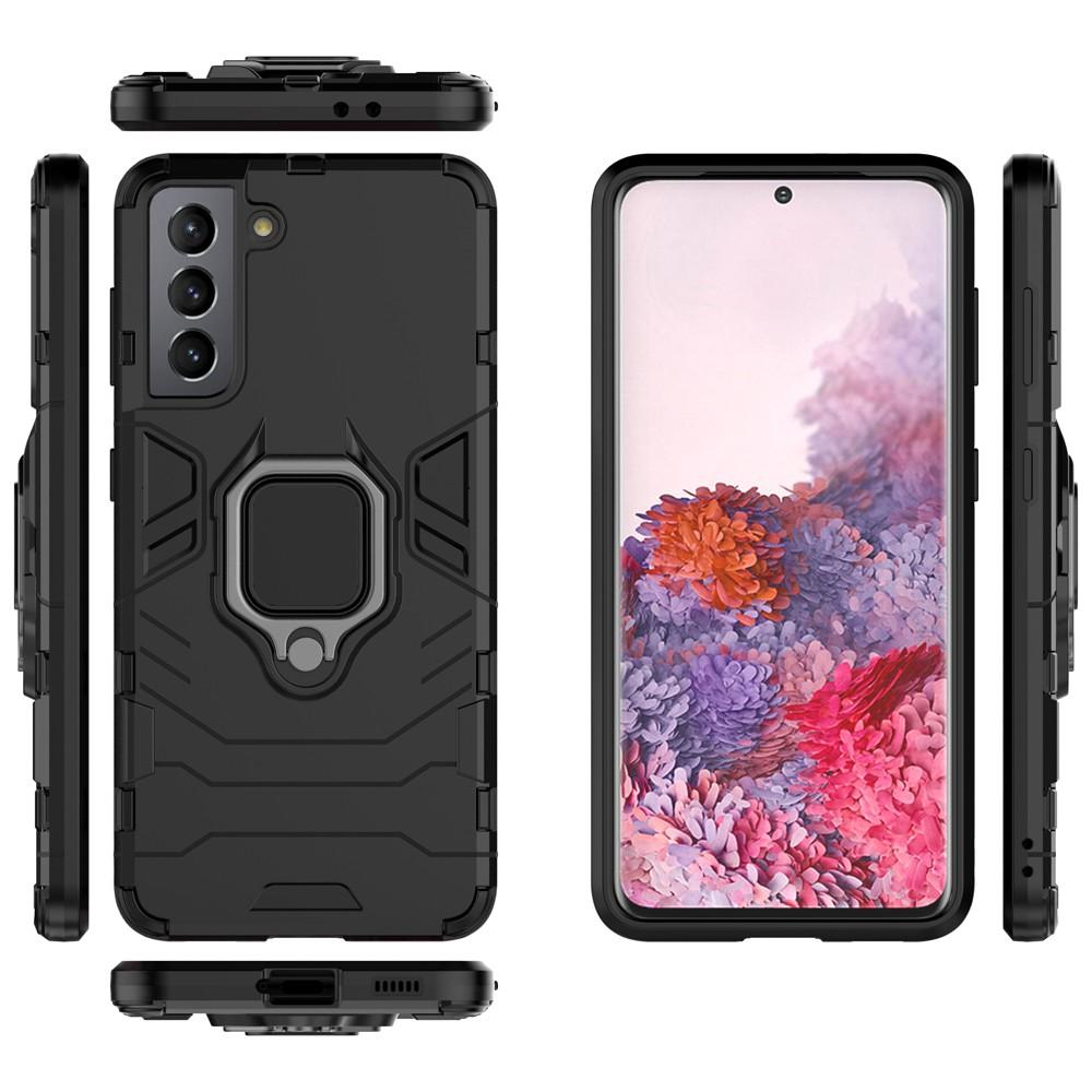 Ốp lưng cho Samsung S21 Plus Ultra iron man chống sốc kèm nhẫn xoay chống xem video bảo vệ camera