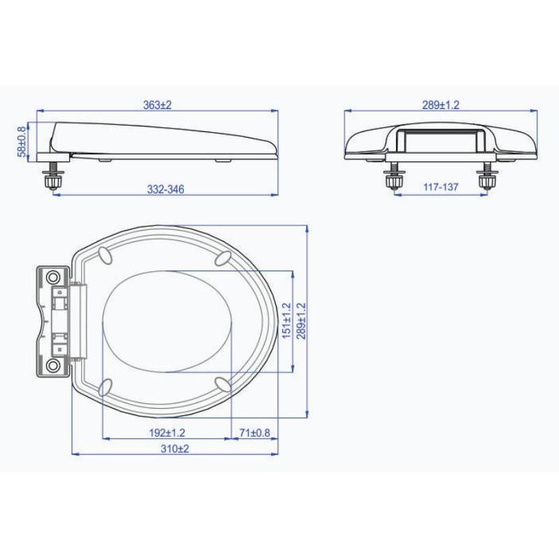 NẮP BỒN CẦU TRẺ EM ĐÓNG ÊM - NẮP BÀN CẦU MINI SIÊU BỀN HA25