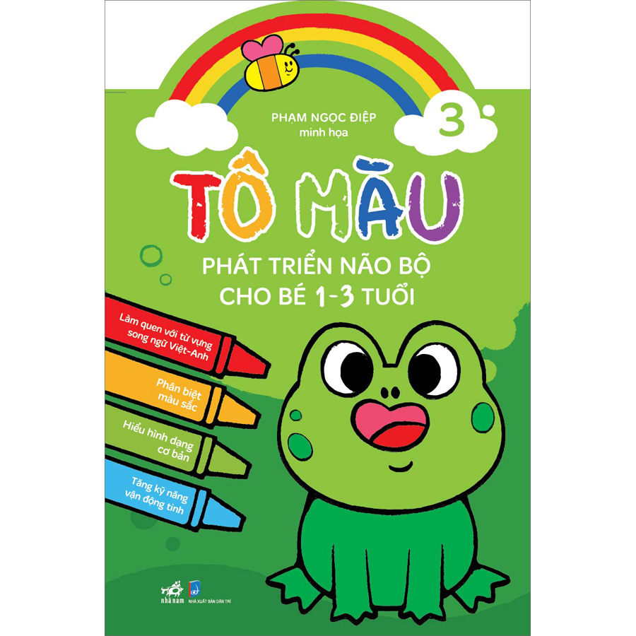 Combo 4 Cuốn: Tô Màu Phát Triển Trí Não Bộ Cho Bé 1-3 Tuổi