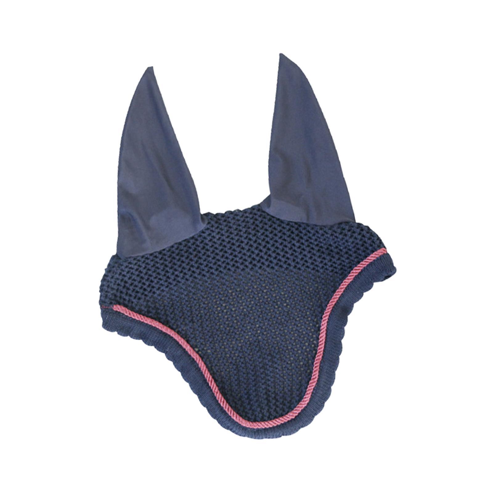 Horse Ears Fly Horse Ear Cover Horse Equipment Net Ear Protector Horse Riding Meshed Durable Lightweight Comfortable Soft