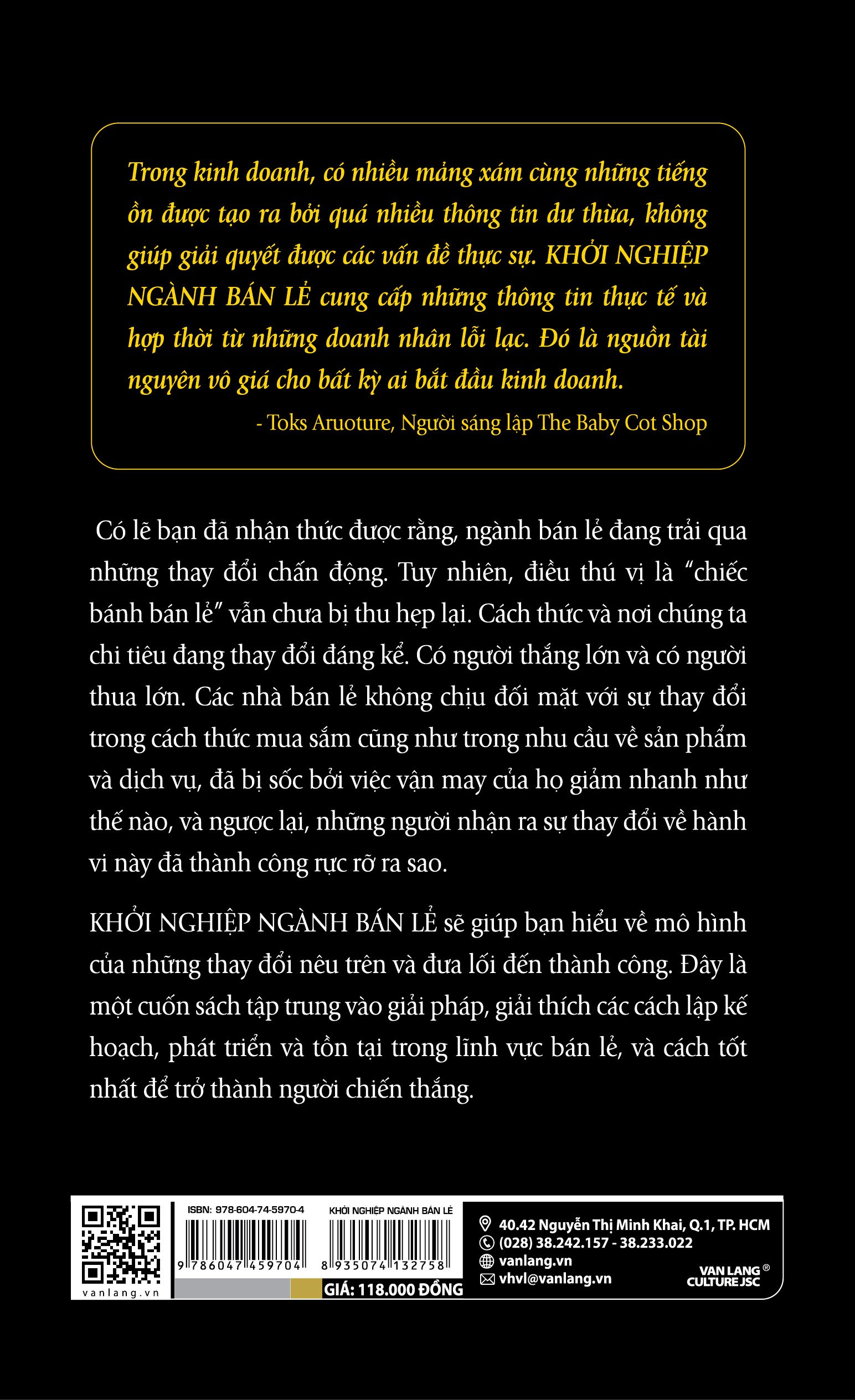 Khởi Nghiệp Ngành Bán Lẻ - Vanlangbooks