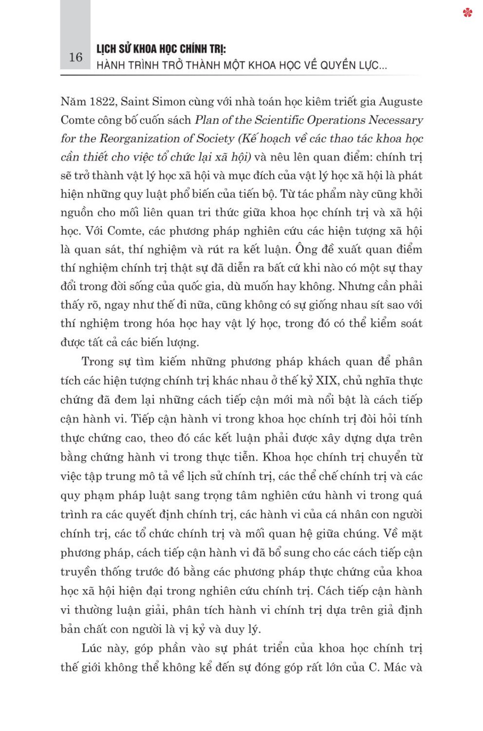 Lịch sử khoa học chính trị: Hành trình trở thành một khoa học về quyền lực hay khám phá đời sống chính trị (Sách chuyên khảo)