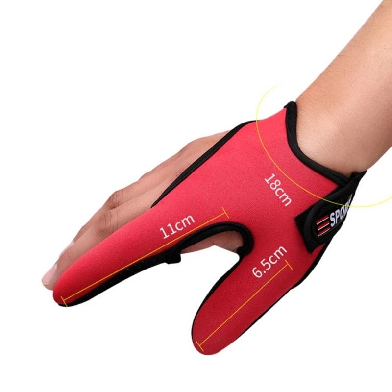 Găng tay câu cá 2 ngón tay Người bảo vệ Găng tay chống trượt chống trượt.