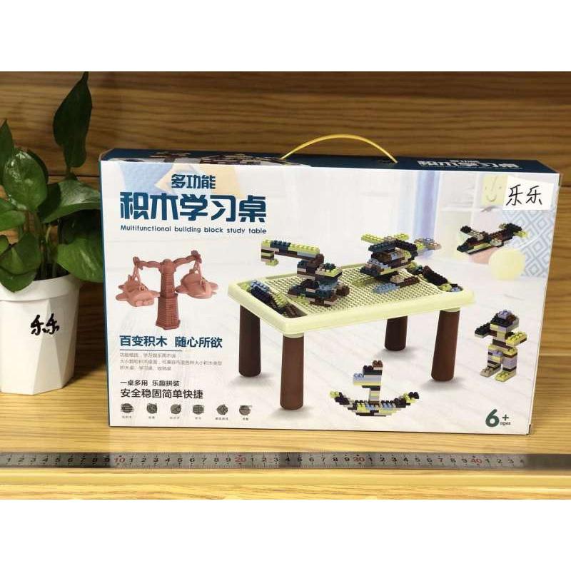 Xếp hình cho bé bàn đa năng lắp ráp 120 chi tiết sáng tạo thông minh