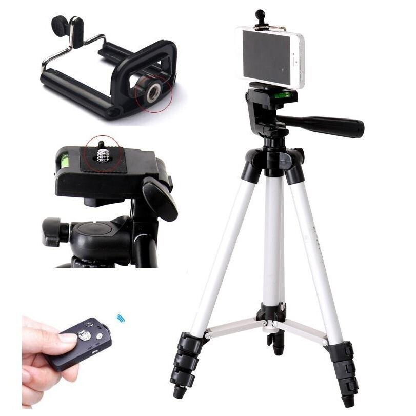 Gậy 3 chân máy ảnh quay phim Tripod TF-3110 [Tặng remote + gậy xi sắt] Emã BD