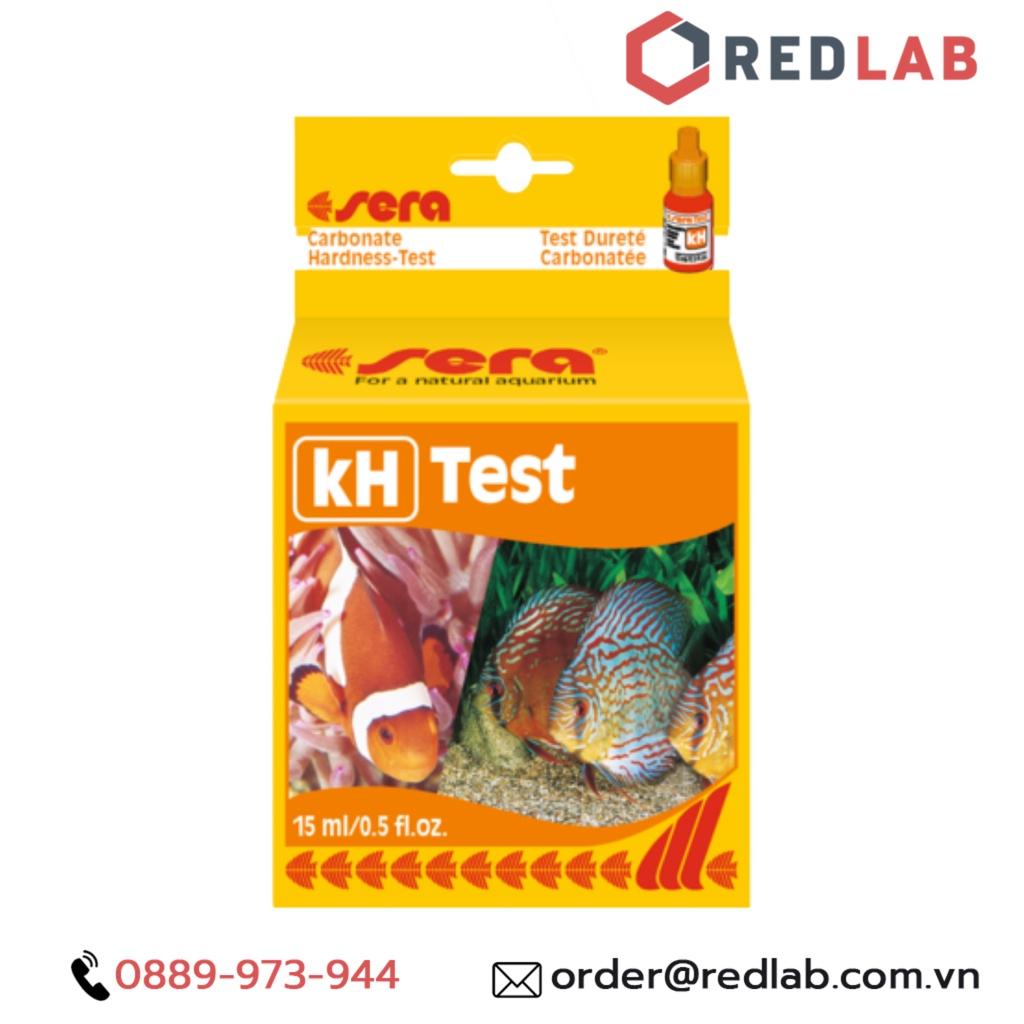 Test kH Sera, kiểm tra kiềm trong nước nuôi thủy sản nhanh chóng.