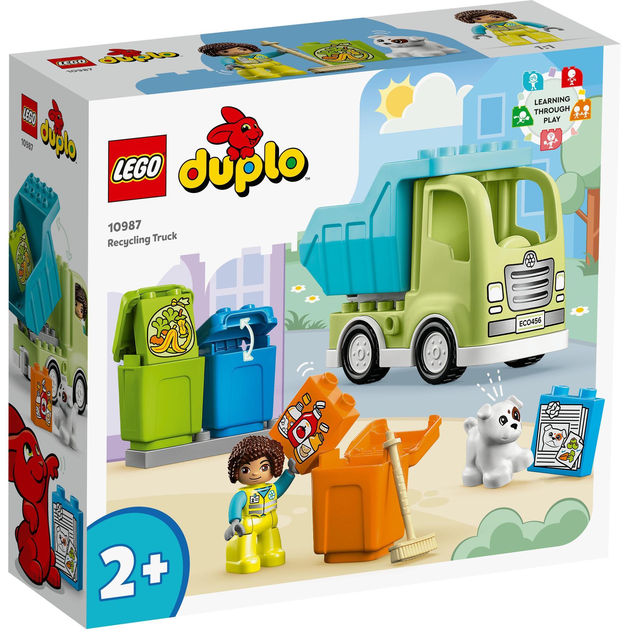 LEGO Duplo 10987 Đồ chơi lắp ráp Xe rác tái chế (15 chi tiết)