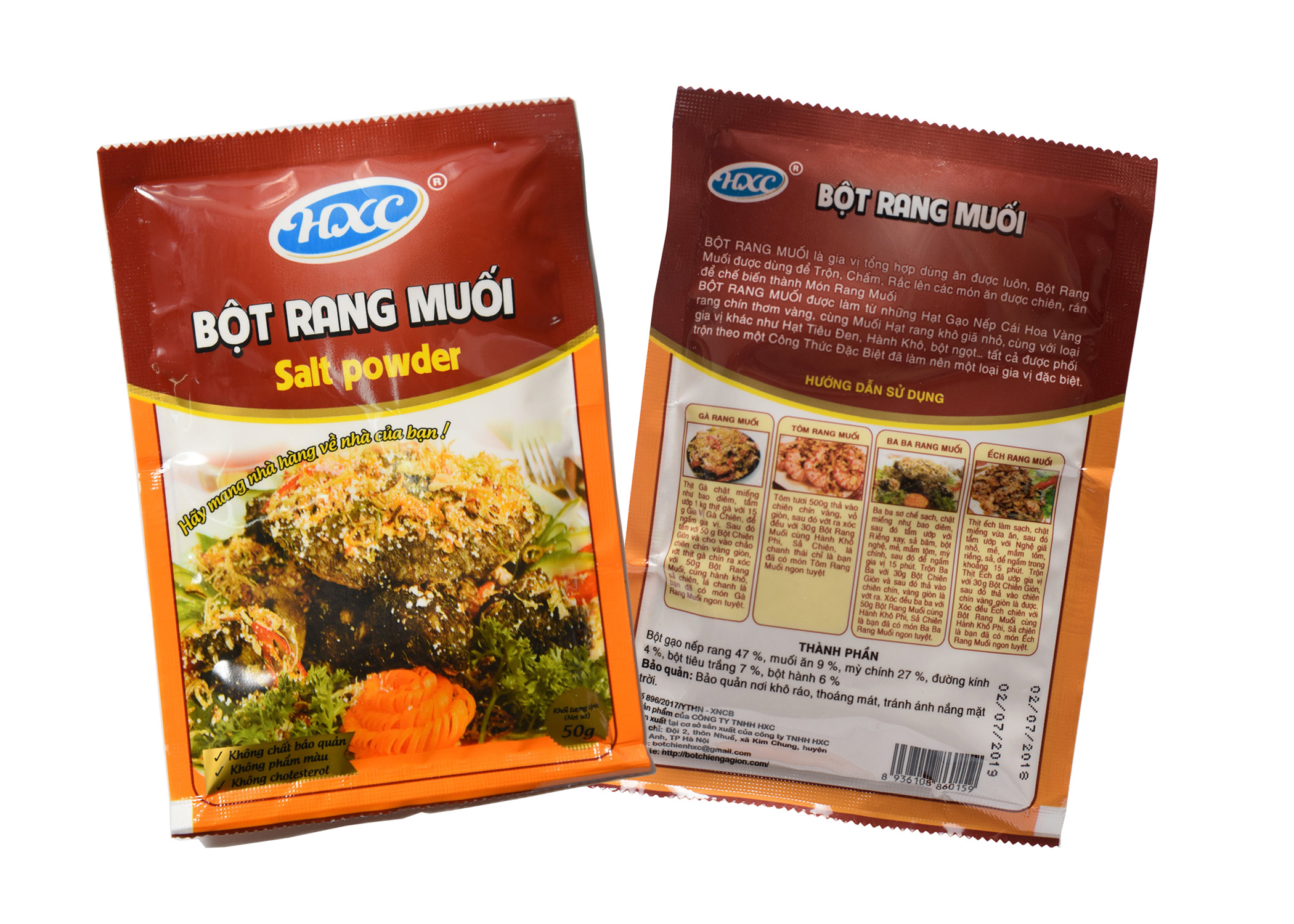 Combo 2 gói Bột Rang Muối 50 gr