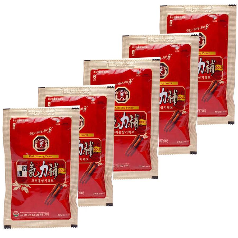 Nước Uống Hồng Sâm Tăng Cường Thể Lực, Bồi bổ sức khỏe Red Ginseng Power Chống Lão Hóa, Thải Độc Gan