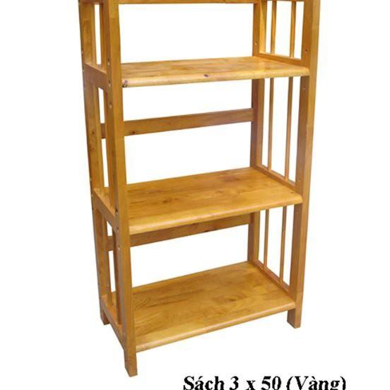 Kệ sách gỗ 3 tầng đa năng bằng gỗ cứng đẹp chất lượng ngang 50cm( có ảnh thật)