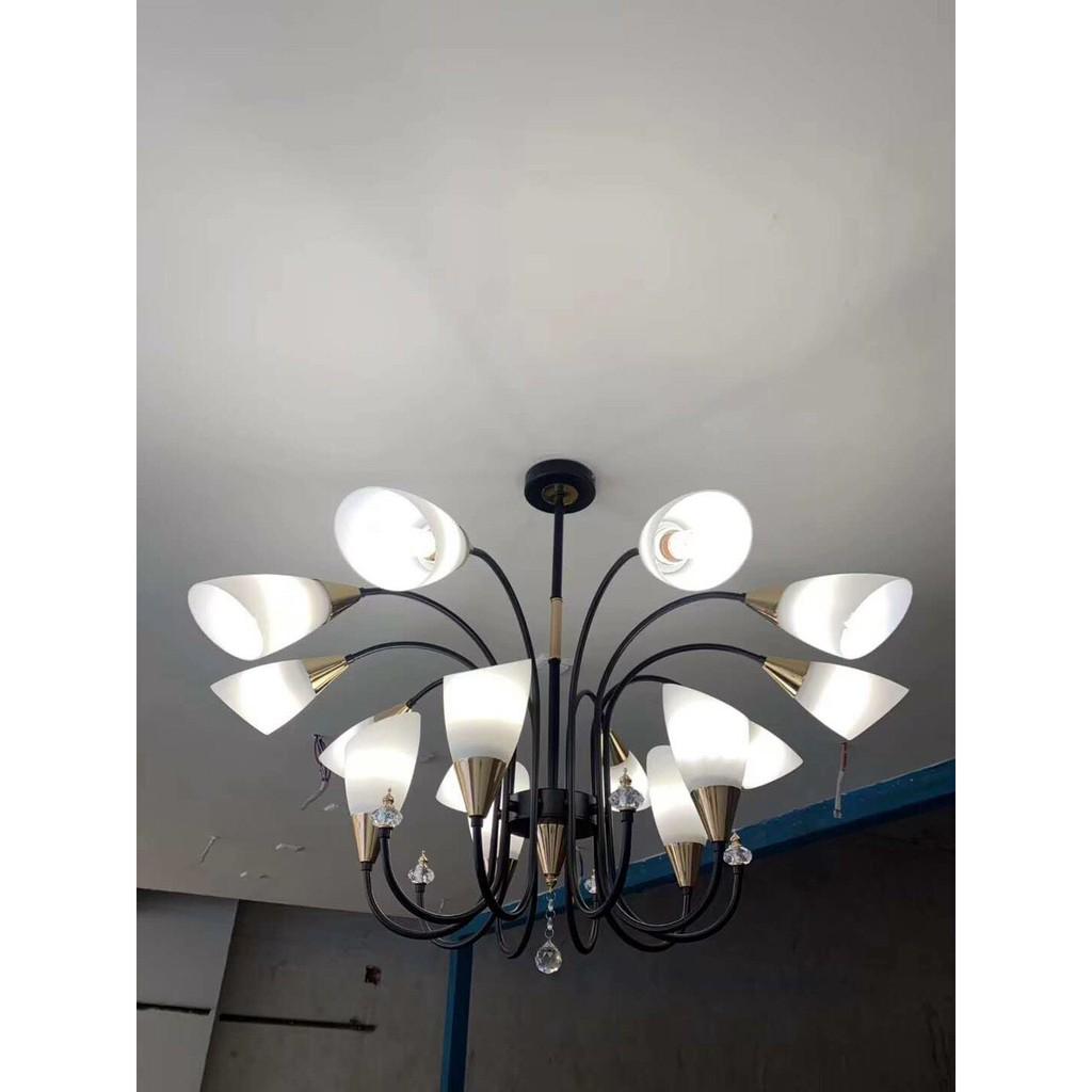 Đèn chùm trang trí hiện đại 15 tay