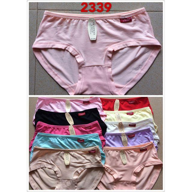 Bán 1 chục Quần lót cotton trơn nữ cao cấp