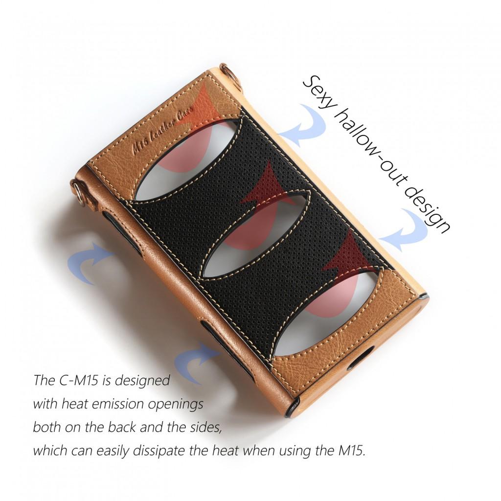 DDhifi C-M15 Leather case for FiiO M15 - Hàng Chính Hãng