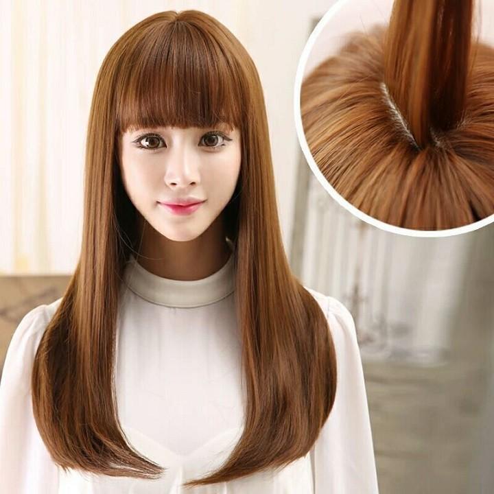 Tóc giả dài cúp đuôi W-116
