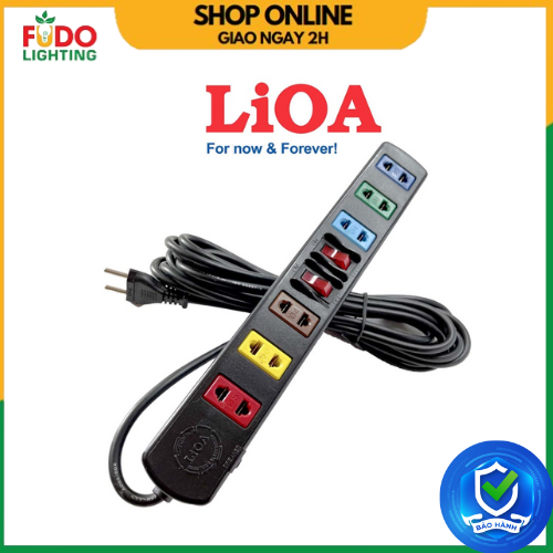 Ổ Cắm Kéo Dài 6S LIOA 6S3 (Dây 3m)