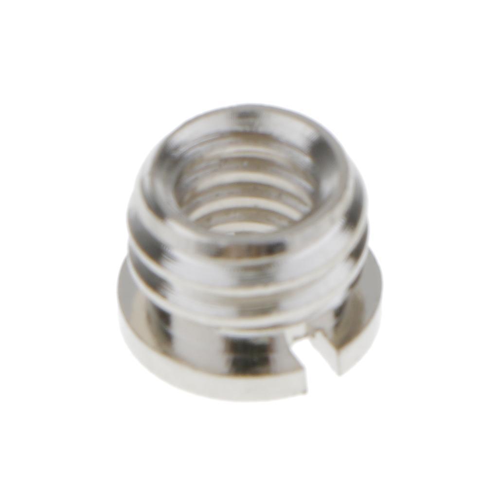 1/4" to 3/8" Convert Screw Adapter FOR Camera Tripod Monopod Silver