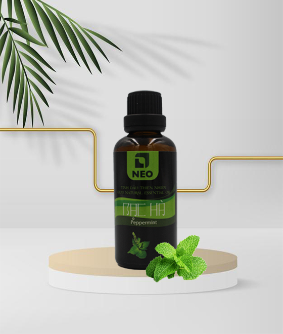 Tinh Dầu Thiên Nhiên Bạc Hà NEO - Tinh dầu nguyên chất 100%, thanh mát thơm nhà đuổi muỗi, côn trùng, tập trung tinh thần 10ml