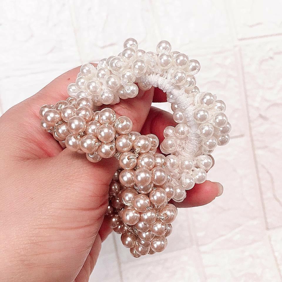 HOT | CHUN BUỘC TÓC HẠT CỜM KẾT KIỂU CHUỖI NGỌC CỰC SANG CHẢNH | VIDEO THẬT | SHOP BEECOW
