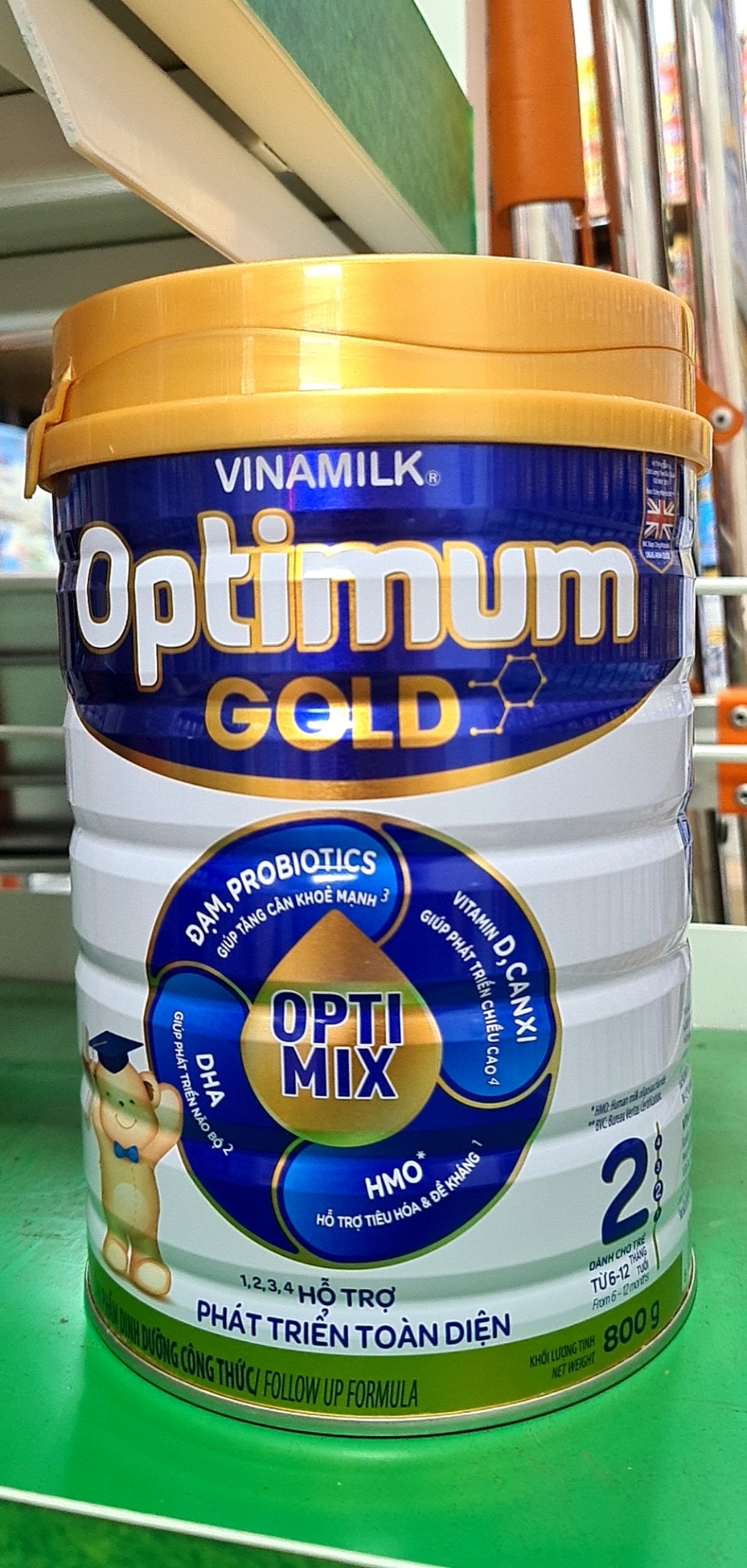 SỮA BỘT OPTIMUM GOLD 2 800G (CHO TRẺ TỪ 6-12 THÁNG TUỔI)