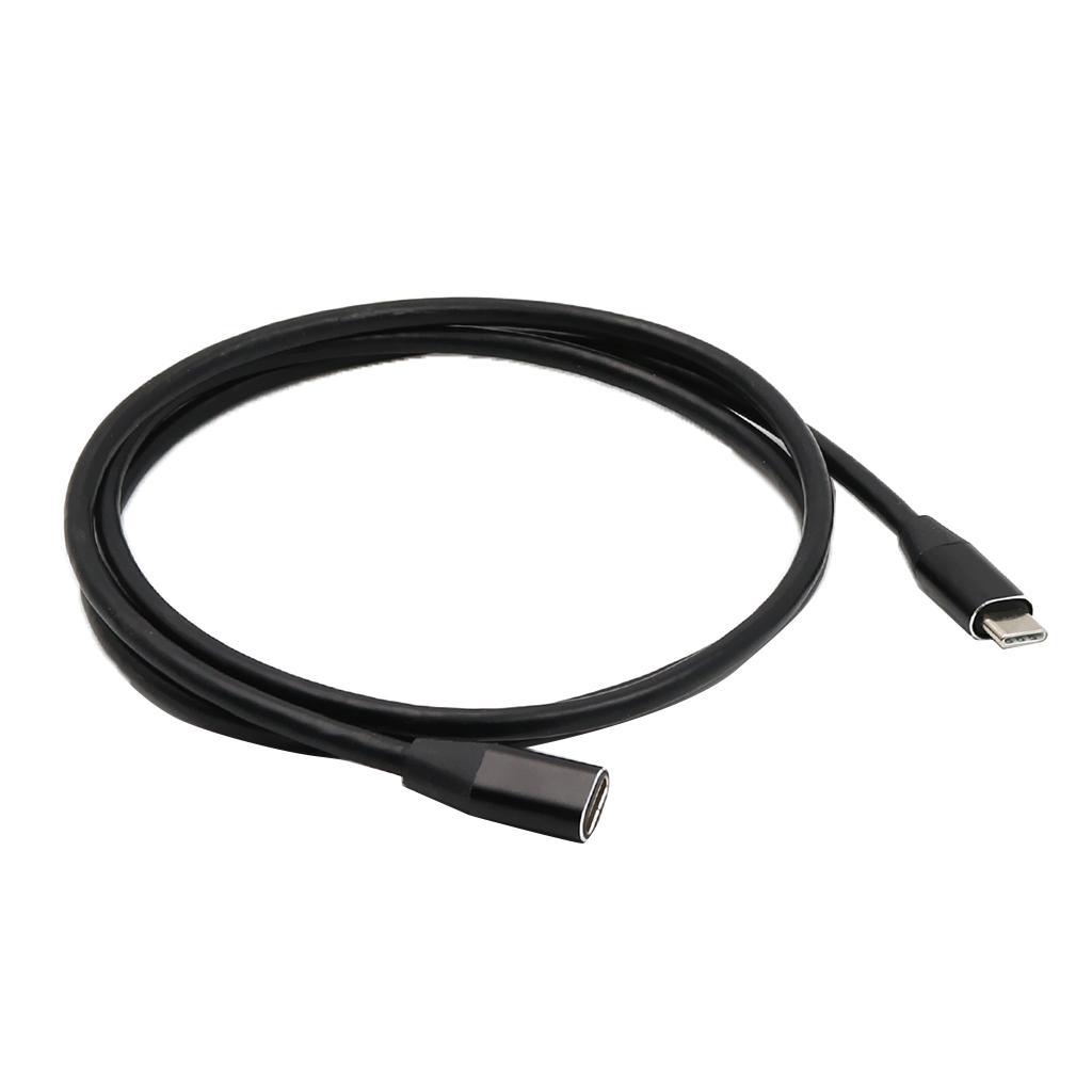 2X Type C USB 3.1 Male to USB-C Female Extension Data Cable Extender Cord