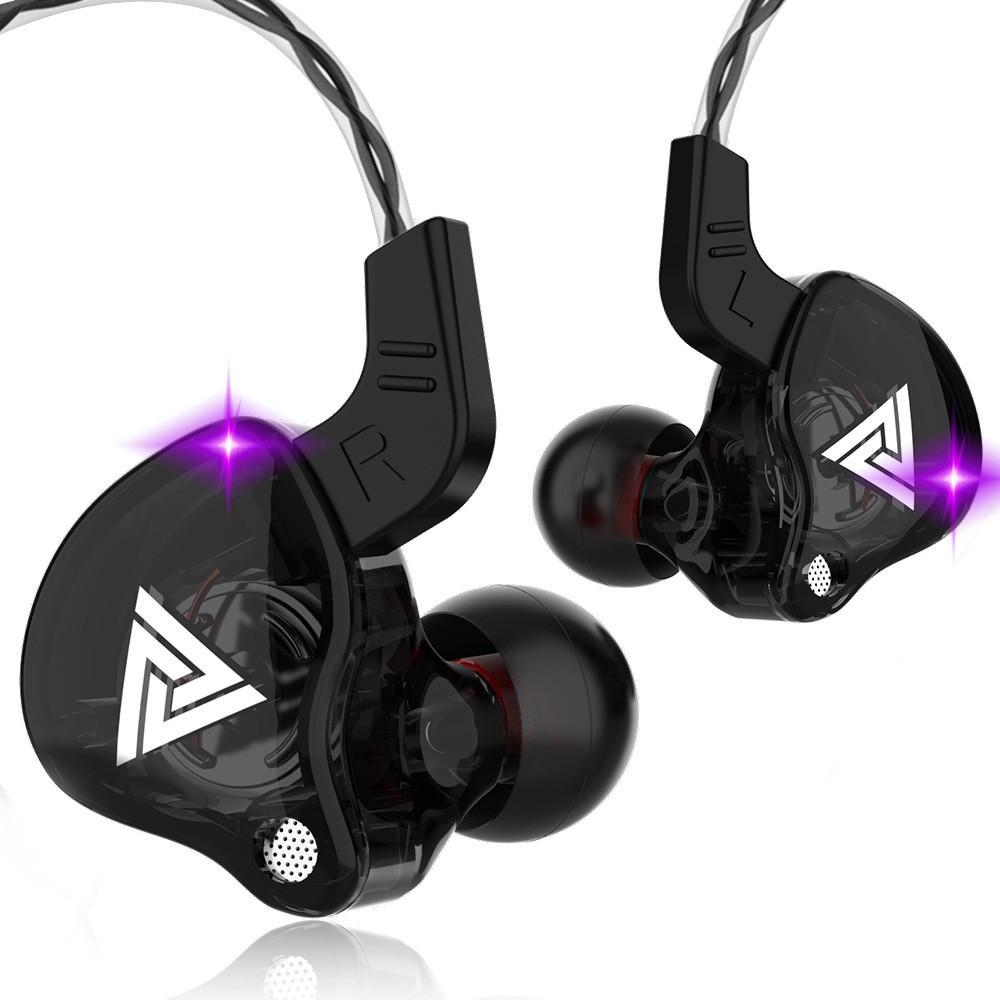 Tai nghe nhét tai hifi QKZ AK6 driver đồng có nút tai và micro cho thể thao chạy bộ