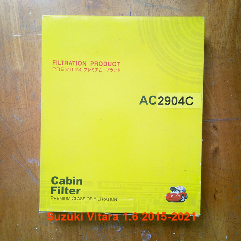 Lọc gió điều hòa than hoạt tính cho xe Suzuki Vitara dung tích 1.6L 2015-2021 mã phụ tùng 95850-M79M00 mã AC2904C