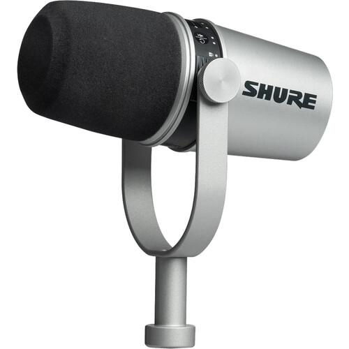 Micro Podcast hãng SHURE MV7- hỗ trợ hệ điều hành:Android, Windows, iOS, macOS/OS X - Hàng chính hãng