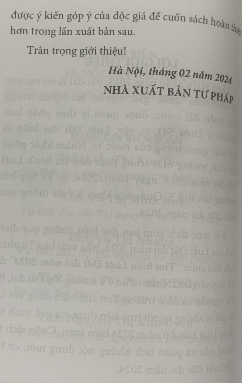 Tìm hiểu Luật Đất đai năm 2024