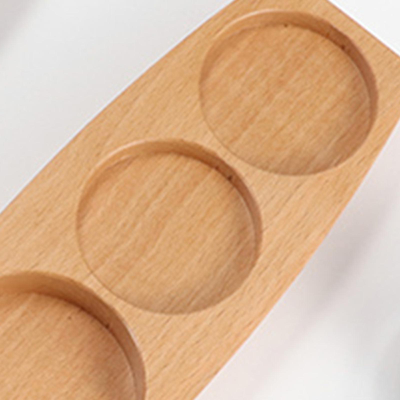 Wood Coffee Filter Tamper Holder, Solid Wooden Espresso Tamper Stand, Coffee Tamper Station Rack, Espresso Tamper Storage Holders, Anti-Slip