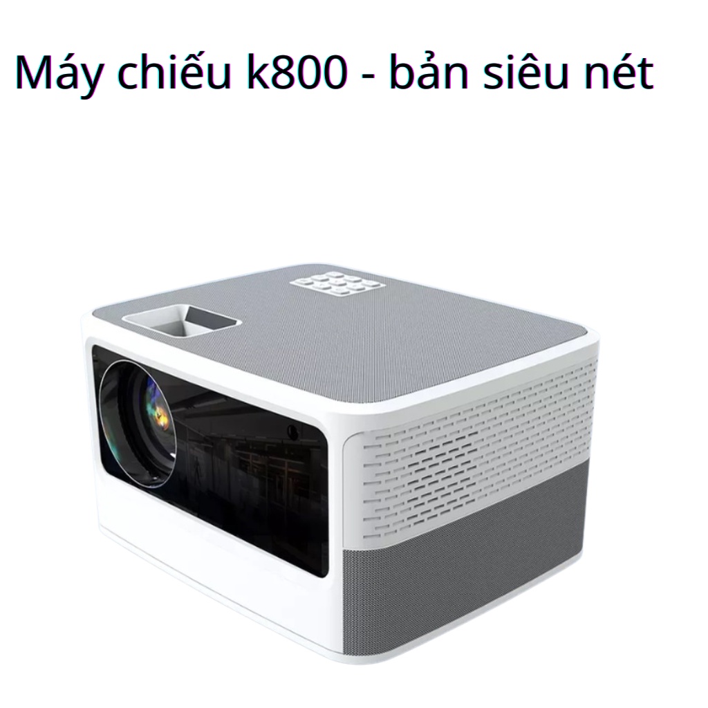 Máy Chiếu Mini KAW K800 Hệ Điều Hành Android 10 - Kết nối Điện thoại, Máy tính có HDMI