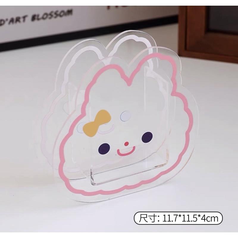 ống đựng bút bằng nhựa trong suốt hình dễ thương