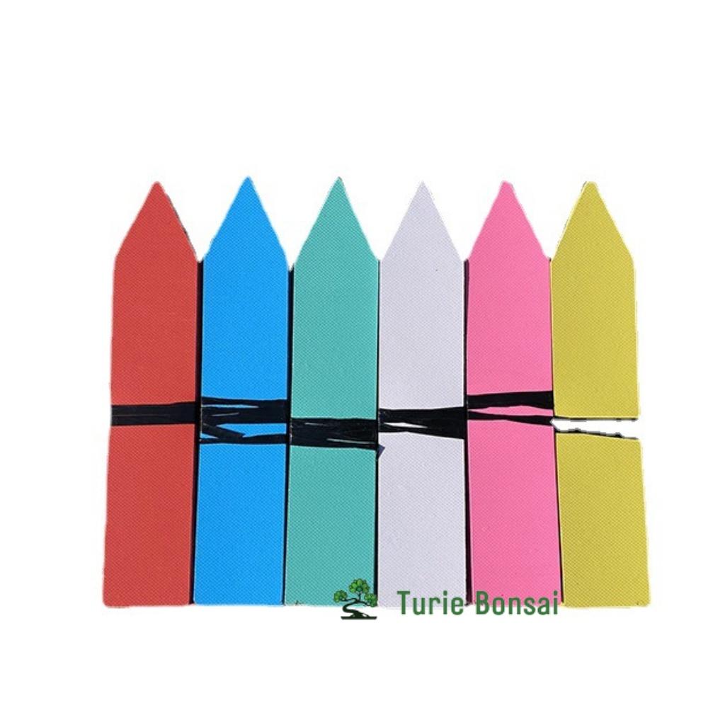 Thẻ ghi tên cây, thẻ tên bằng nhựa 11x2cm đục lỗ dùng để ghi chú tên các loại cây