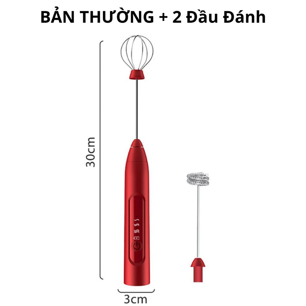 Máy Đánh Trứng Sữa Tạo Bọt Cafe Cầm Tay Mini Pin Sạc Cao Cấp miDoctor - Hàng Chính Hãng