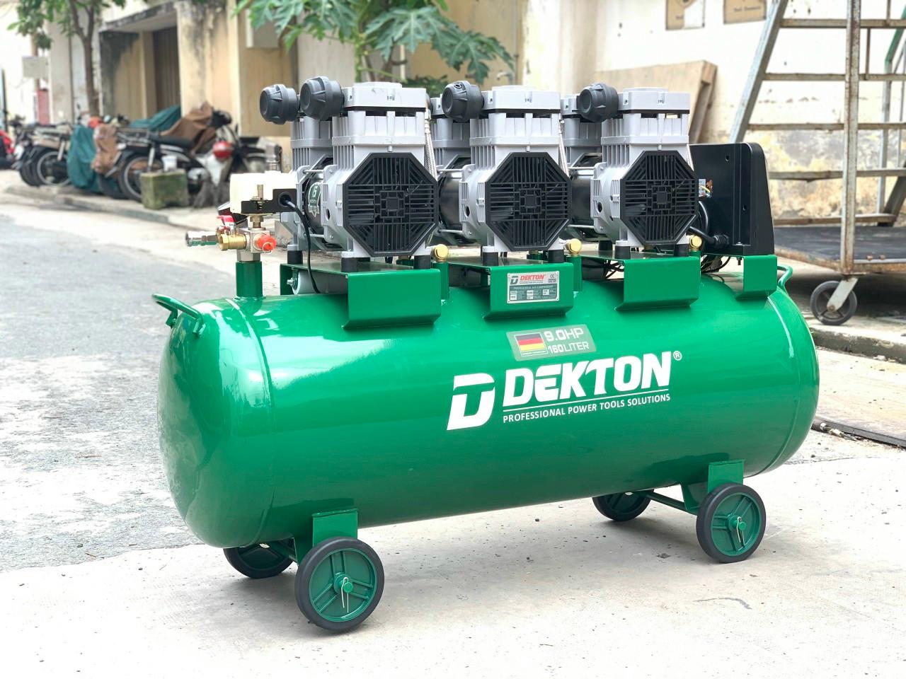 MÁY NÉN KHÍ KHÔNG DẦU 6750W 160L DEKTON DK-AC89-160 - HÀNG CHÍNH HÃNG