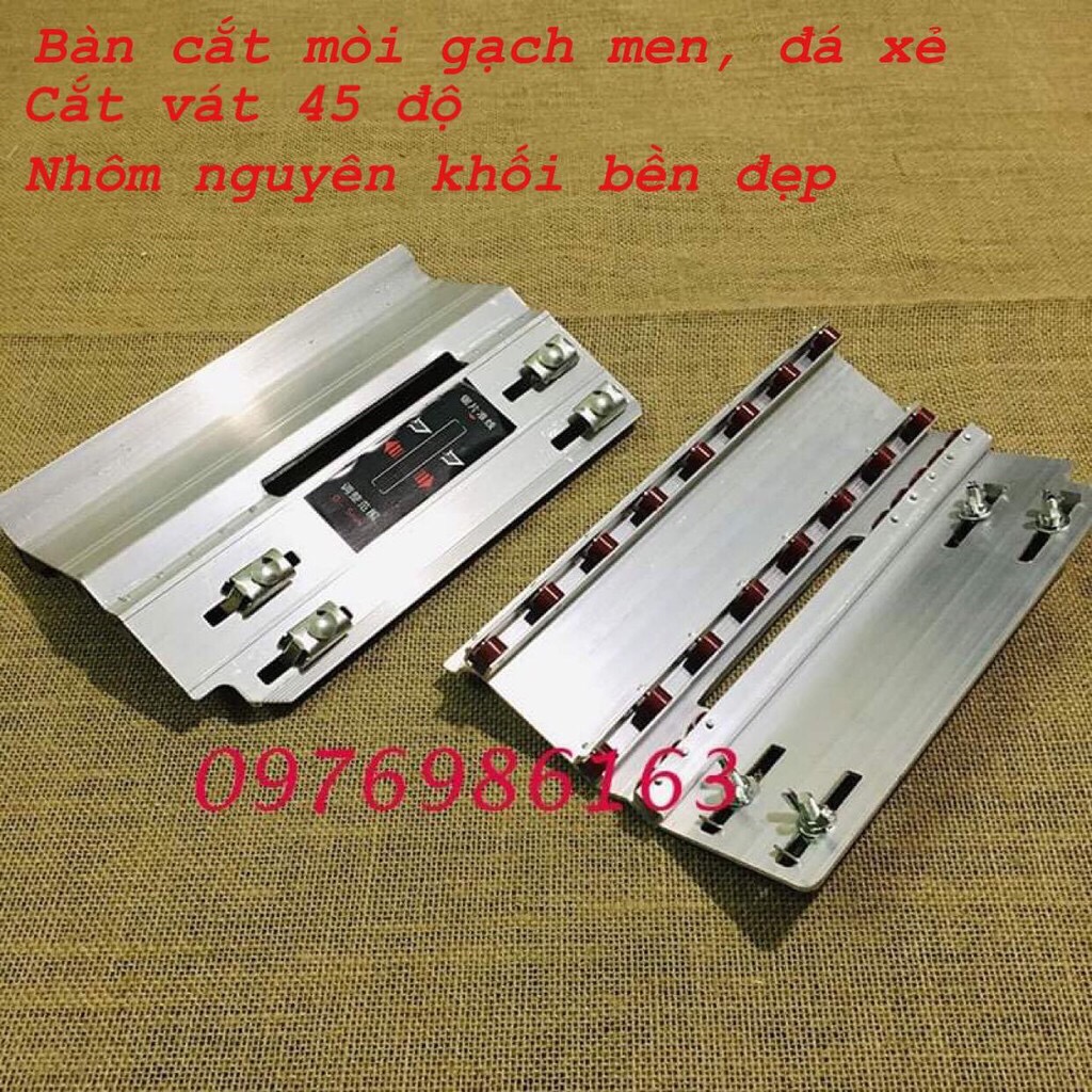 Chân đế bàn cắt mòi gạch clip cạnh gạch 45 độ bàn mòi gạch