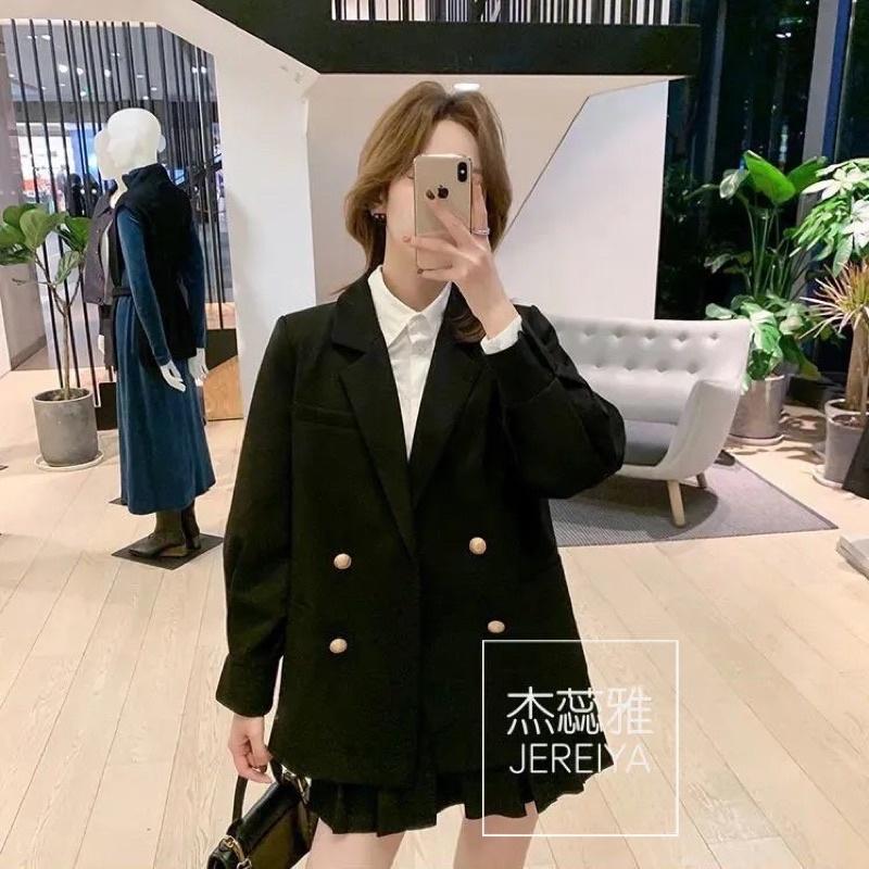 Áo khoác blazer nữ phong cách hàn quốc đẹp mẫu mới mã ZELE08