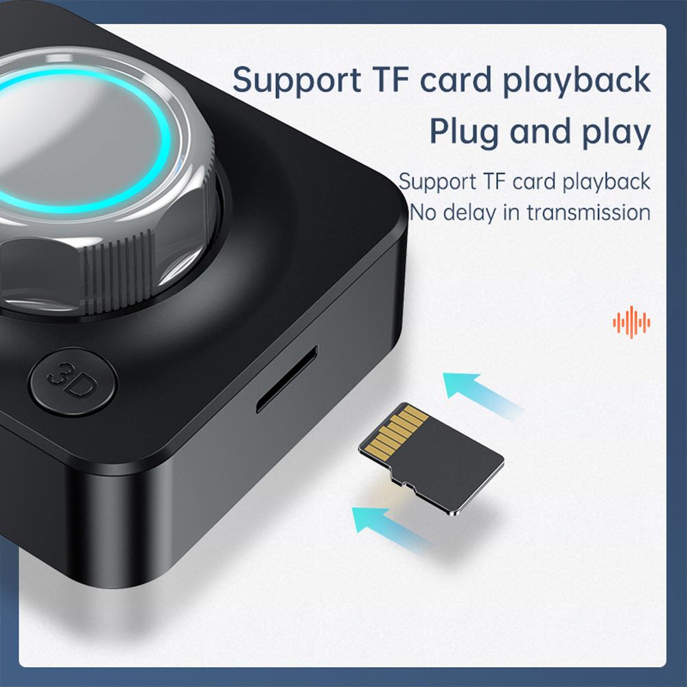 BT5.0 Audio Receiver Stereo Music Amplifier Car Wireless Audio System Adapter RCA 3.5mm 3.5 AUX Jack for Wired Headphone