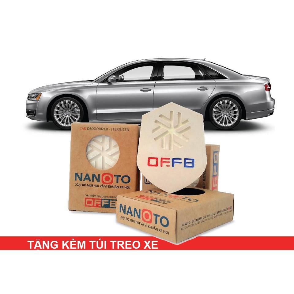 2 viên Khử Mùi Nanoto - MÙI BẠC HÀ + TẶNG TÚI TREO