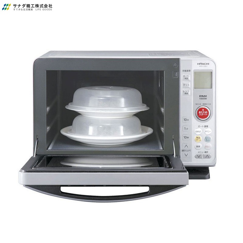 Nắp đậy thức ăn chuyên dụng dùng cho lò vi sóng Sanada Seiko Ø22,2cm - Hàng nội địa Nhật Bản (Made in Japan)