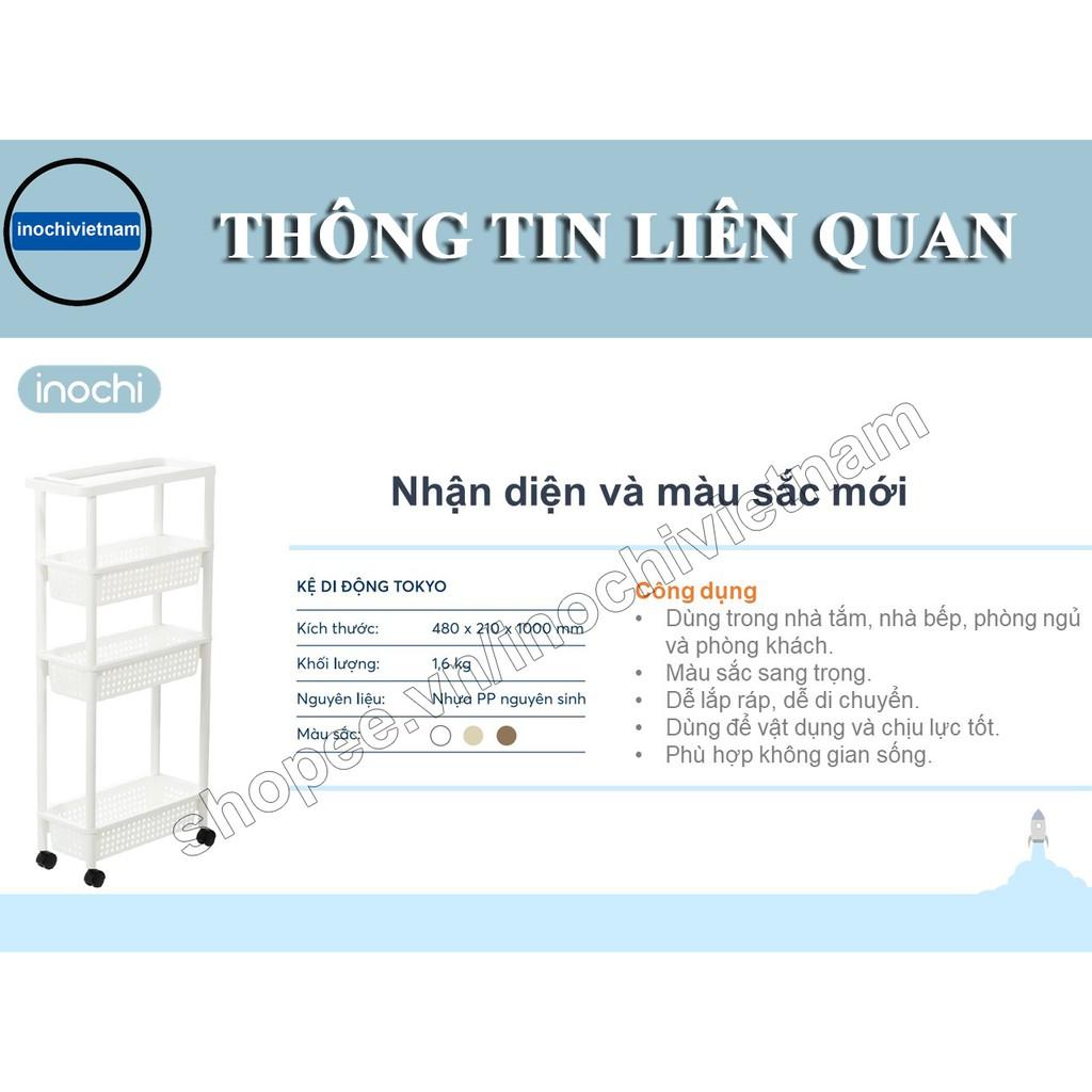 Kệ để đồ đa năng di động dùng cho nhà tắm phòng khách phòng ngủ INOCHI KE006