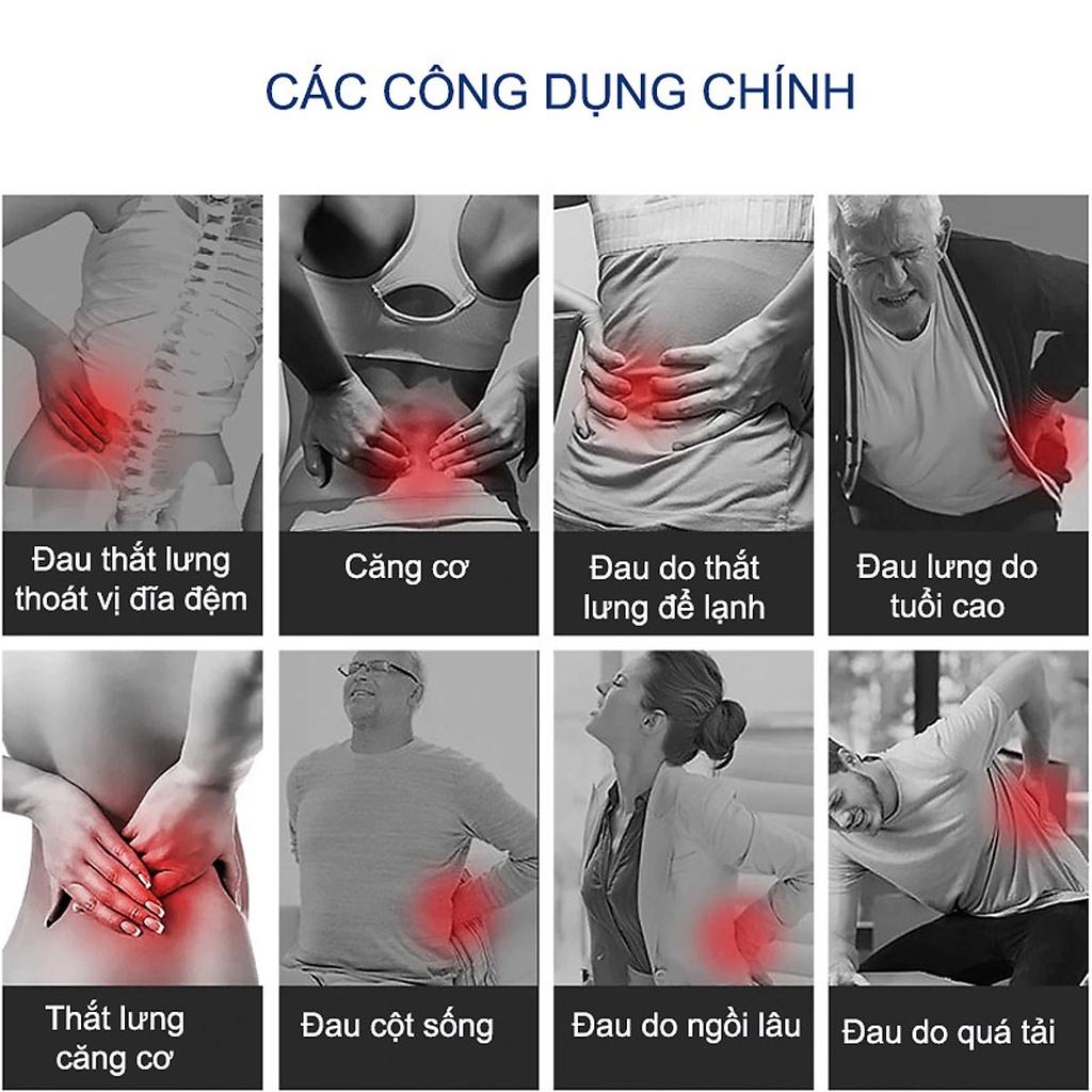 Đai lưng tự sinh nhiệt hỗ trợ điều trị đau cột sống và mỏi cơ