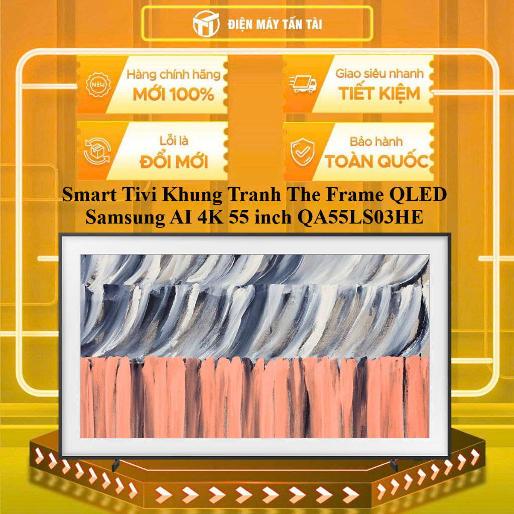 QA55LS03HE - Smart Tivi Khung Tranh The Frame QLED Samsung AI 4K 55 inch QA55LS03HE RA MẮT 2026 - HÀNG CHÍNH HÃNG - GIAO HCM