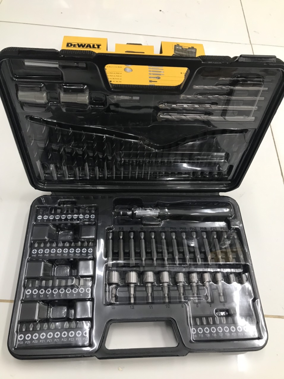 Bộ Mũi Khoan Dewalt DT0109-QZ 109 chi tiết Chính hãng