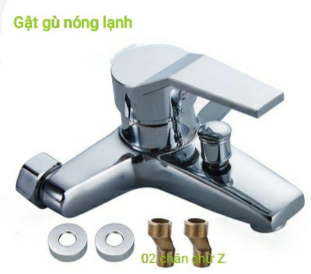 Bộ Củ sen tắm MAS nóng lạnh,vòi hoa sen mạ đồng phủ 5 lớp mạ crom sáng bóng