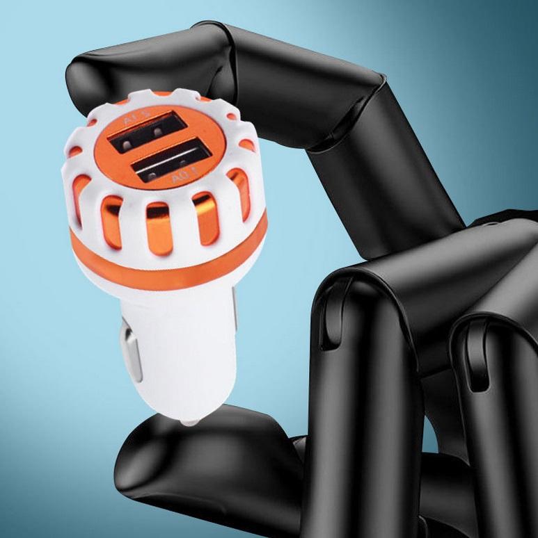 Dual Usb Car Charger Dc 5v/ 2.1a Fast Charging Adapter Universal Dual Usb Car-charger Adapter