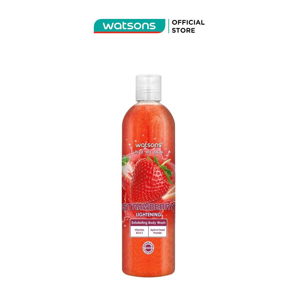 Sữa Tắm Tẩy Tế Bào Chết Watsons Hương Dâu Tây 410g