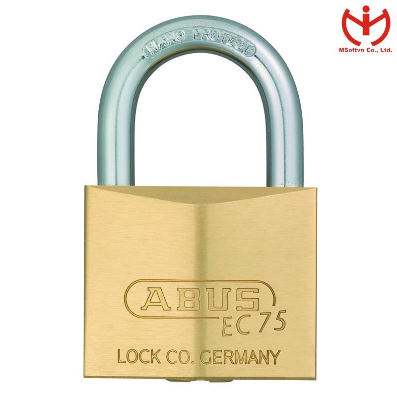 Khóa ABUS 75/60 thân đồng 60mm 4 chìa vi tính - MSOFT