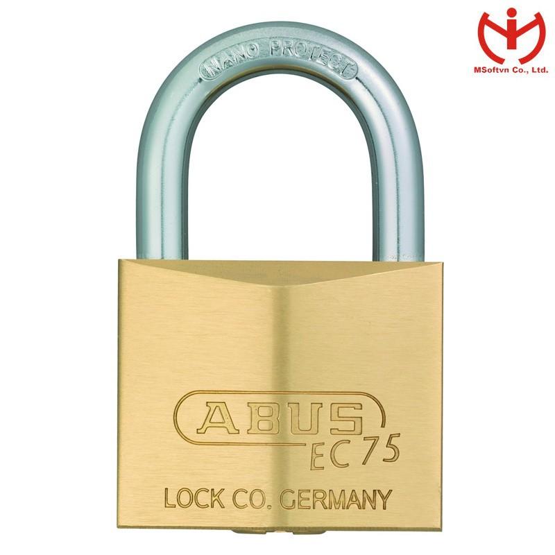 Khóa ABUS 75/60 thân đồng 60mm 4 chìa vi tính - MSOFT